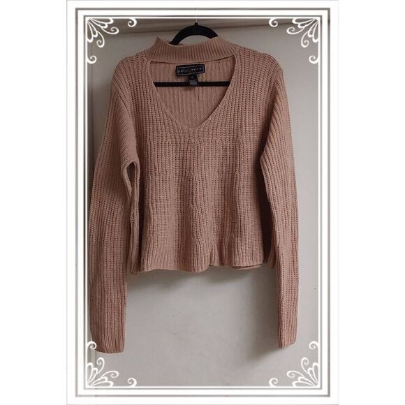 NWOT~Polly & Esther Warm & Comfy Peach Long Sleeve Sweater Sz XL - Picture 1 of 2